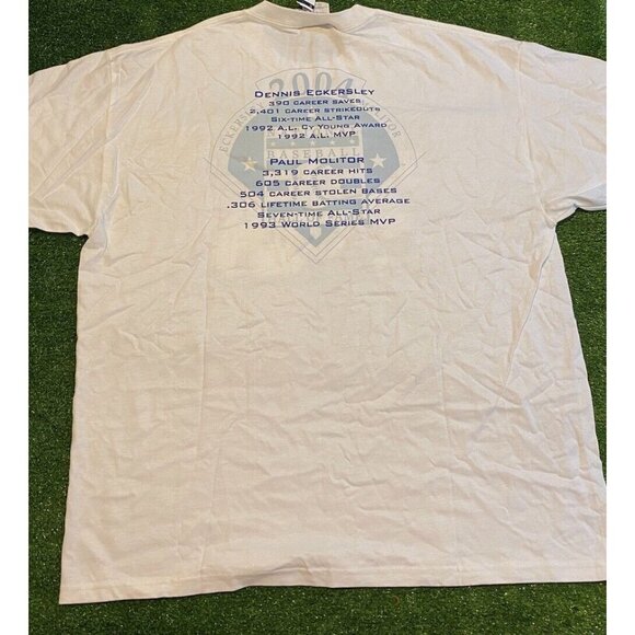 Vintage Baseball shirt mens extra large white hall of fame paul molitor 30 - Picture 6 of 10